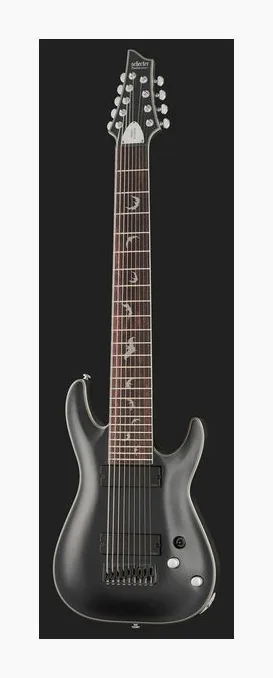 Schecter Damien Platinum 9 SBK, pickup e manopole dei controlli