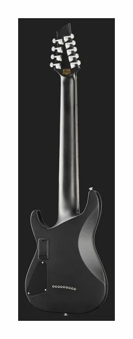 Schecter Damien Platinum 9 SBK, curve del body viste dall'alto
