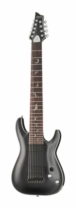 Schecter Damien Platinum 9 SBK visto di fronte