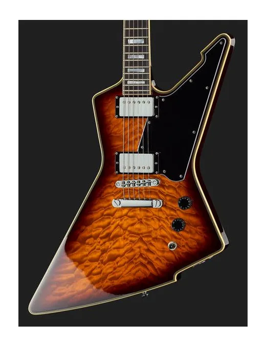 Schecter E-1 Custom Special Edition VSB, vista posteriore del corpo