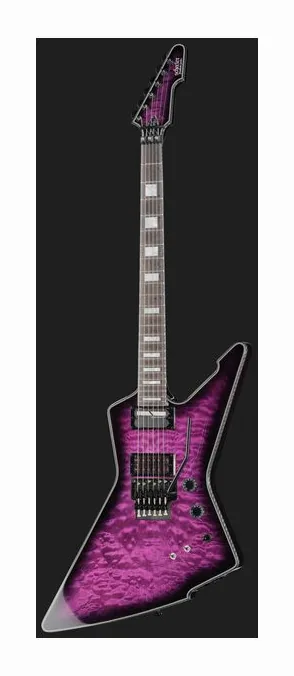 Schecter E-1 FR S Special Edition TPB, manico e tastiera visti di lato