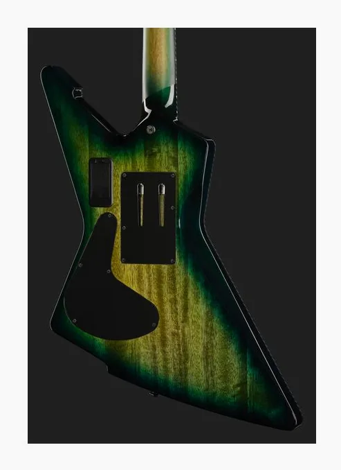 Schecter E-1 FR S Special Edition GRNB, profilo laterale del corpo