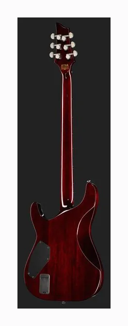 Schecter Hellraiser C-VI BCH, profilo laterale del corpo