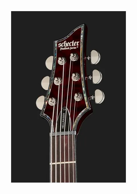 Schecter Hellraiser C-VI BCH, profilo laterale del corpo