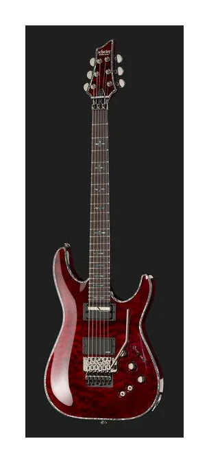 Schecter Hellraiser C1 FR S BCH, selettore pickup e jack di uscita