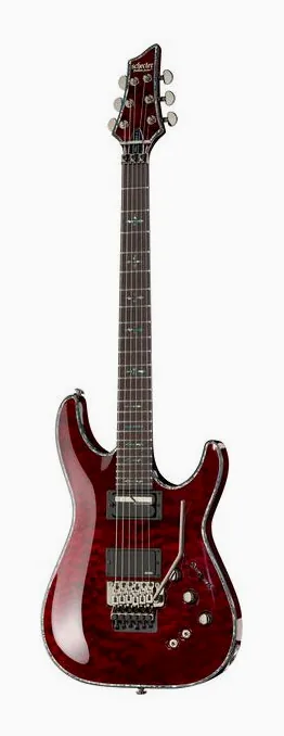 Schecter Hellraiser C1 FR S BCH visto di fronte