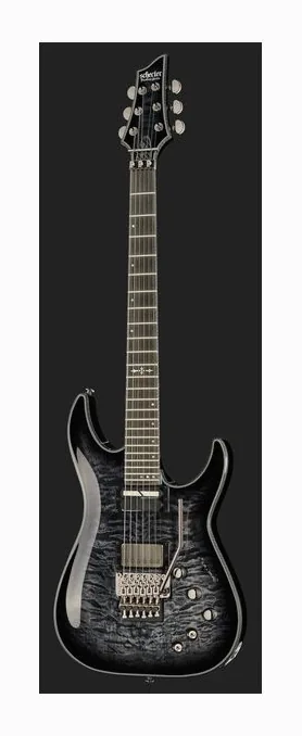 Schecter Hellraiser Hybrid C-1 FR S TBB, capotasto e prime posizioni della tastiera