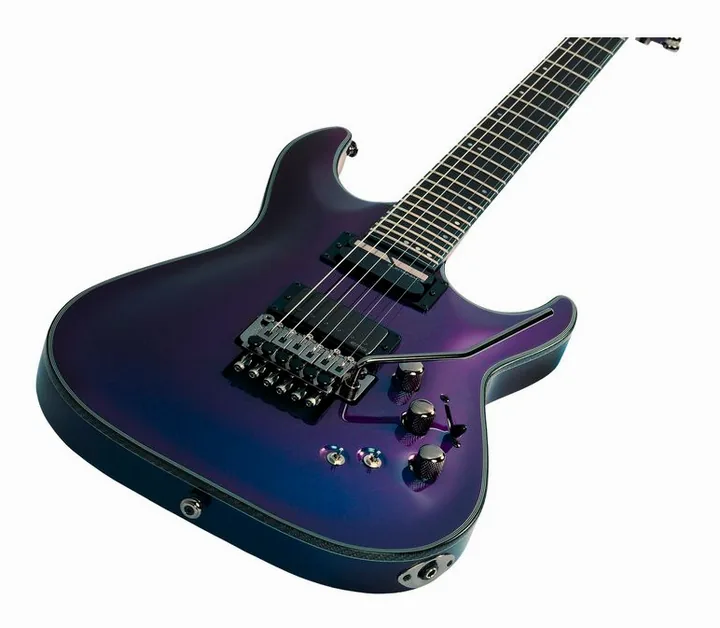 Schecter Hellraiser Hybrid C-1 UV, vista posteriore del corpo