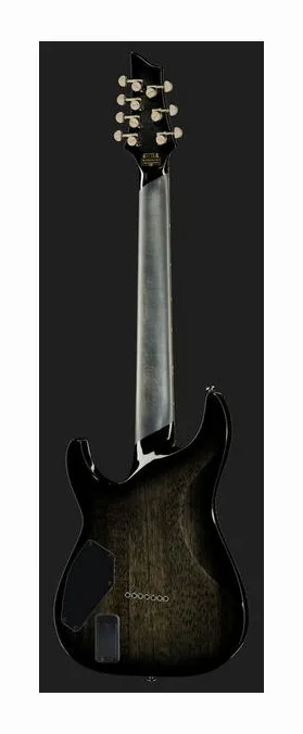 Schecter Hellraiser Hybrid C-7 TBB, profilo laterale del corpo
