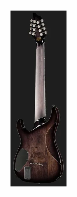 Schecter Hellraiser Hybrid C-8 TBB, capotasto e prime posizioni della tastiera
