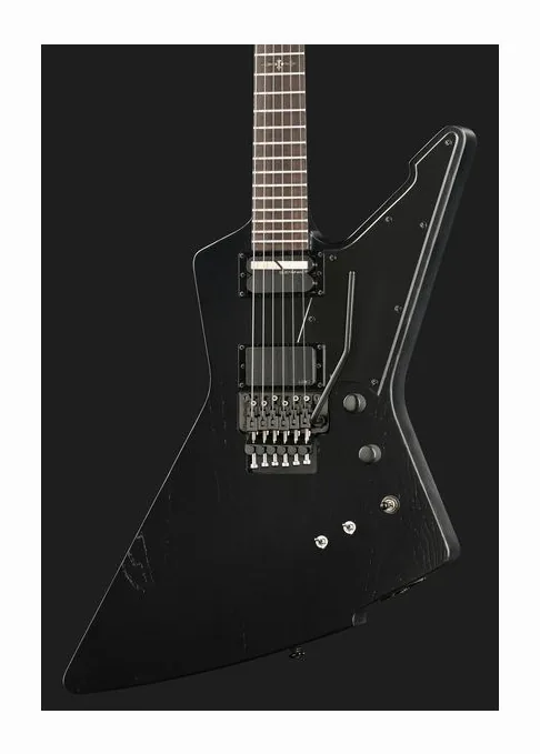 Schecter Jake Pitts E- 1 FR SBOP, corpo e verniciatura in primo piano