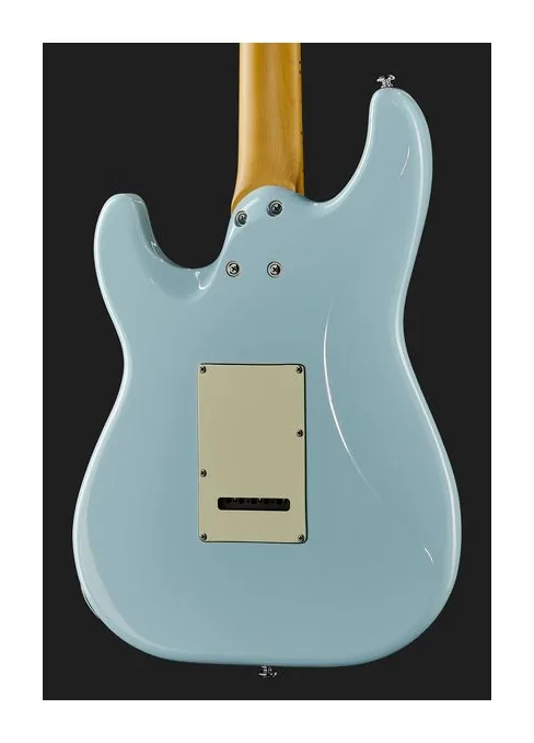 Schecter MV-6 Super Sonic Blue BB MN MF, manico e tastiera visti di lato