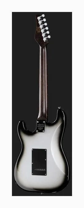 Schecter Nick Johnston Trad HH AM, curve del body viste dall'alto