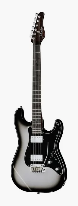 Schecter Nick Johnston Trad HH AM in primo piano frontale