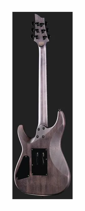 Schecter Omen Elite-6 FR STBB, pickup e manopole dei controlli