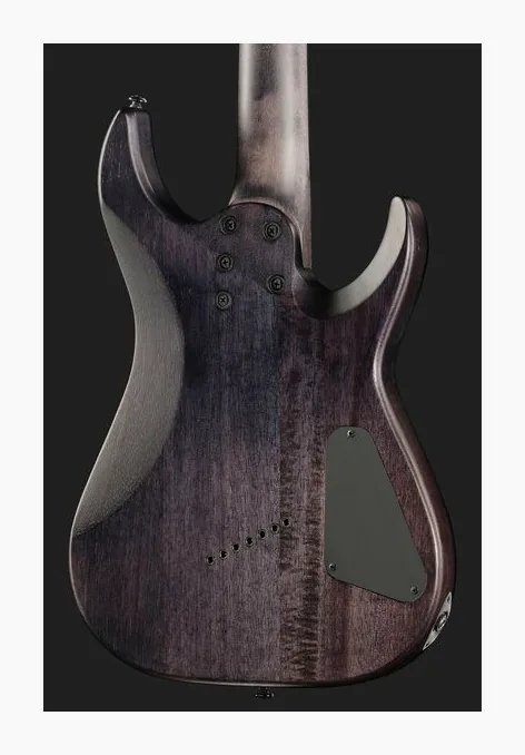 Schecter Omen Elite-7 MS BL Cherry LH, vista posteriore del corpo
