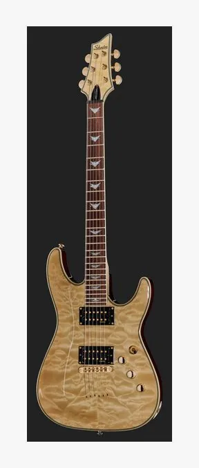 Schecter Omen Extreme 6 Gloss Natural, profilo laterale del corpo