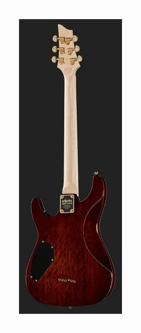 Schecter Omen Extreme 6 Gloss Natural, profilo laterale del corpo