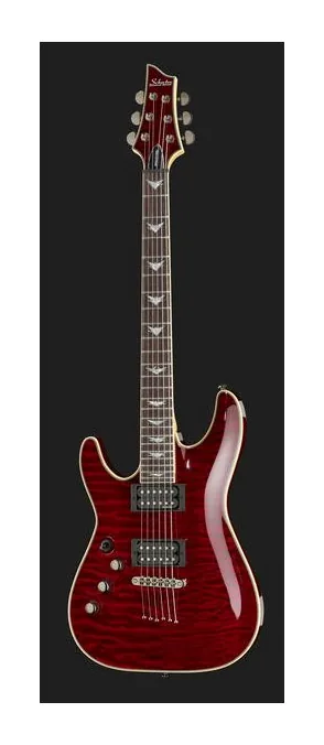 Schecter Omen Extreme 6 BCH LH, profilo laterale del corpo