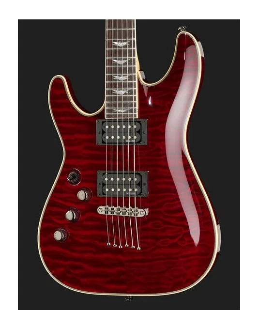 Schecter Omen Extreme 6 BCH LH, vista posteriore del corpo