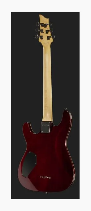 Schecter Omen Extreme 6 BCH, pickup e manopole dei controlli