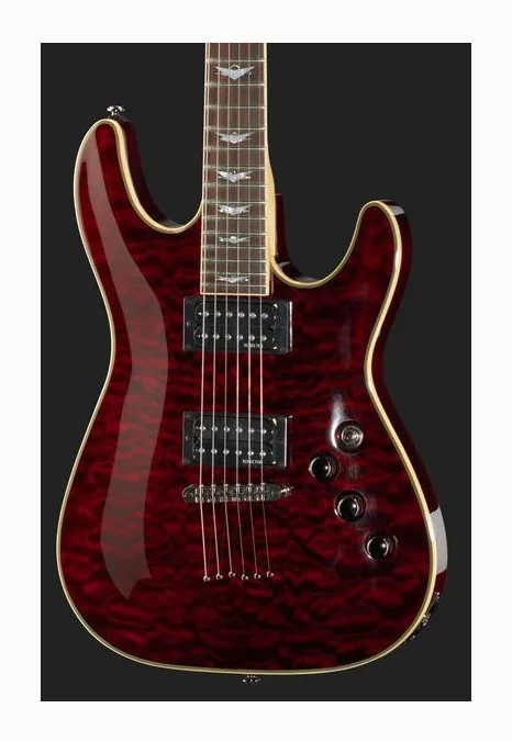 Schecter Omen Extreme 6 BCH, selettore pickup e jack di uscita