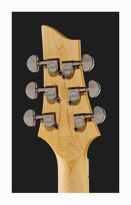 Schecter Omen Extreme 6 Blood Burst, profilo laterale del corpo