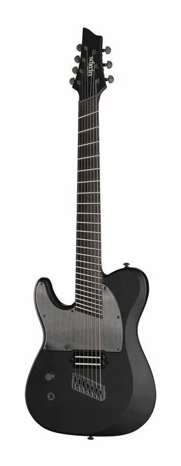 Schecter PT-7 MS Black Ops LH visto di fronte