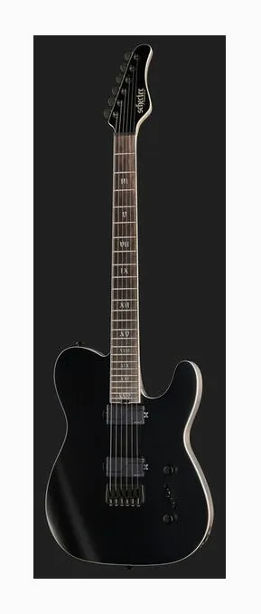 Schecter PT SLS Evil Twin, pickup e manopole dei controlli