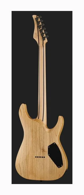 Schecter Reaper-6 LH SCB, manico e tastiera visti di lato