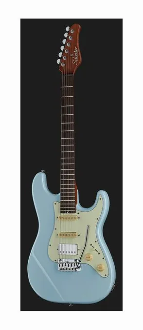 Schecter Signature Nick Johnston HSS AF, manico e tastiera visti di lato
