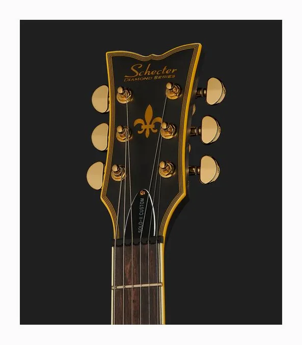 Schecter Solo II Custom ABSN, corpo e verniciatura in primo piano