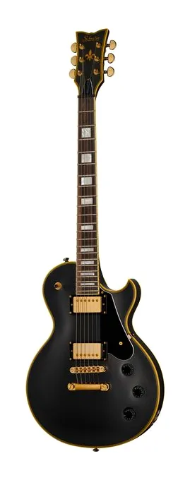 Schecter Solo II Custom ABSN fotografato frontalmente
