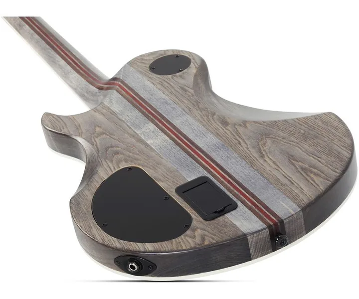 Schecter Solo-II SLS Elite Evil Twin, curve del body viste dall'alto