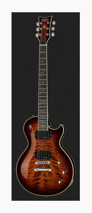 Schecter Solo-II Supreme CEBB, vista posteriore del corpo