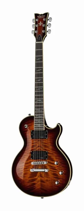 Schecter Solo-II Supreme CEBB fotografato frontalmente