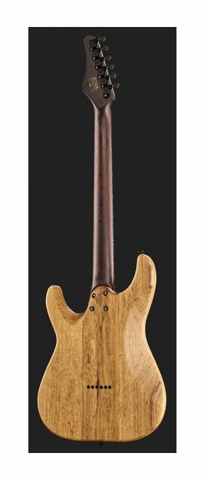 Schecter Sun Valley Super Shredder BL, curve del body viste dall'alto