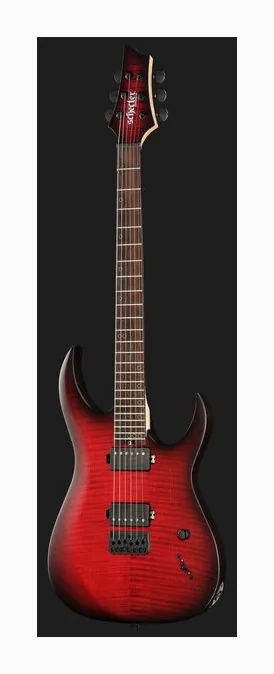 Schecter Sunset 6 Extreme SB, ponte e meccaniche di intonazione