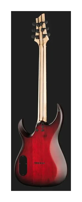 Schecter Sunset 6 Extreme SB, profilo laterale del corpo
