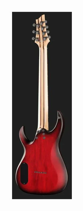Schecter Sunset -7 Extreme SB, paletta con meccaniche e logo