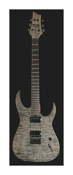 Schecter Sunset Extreme Grey Ghost, selettore pickup e jack di uscita