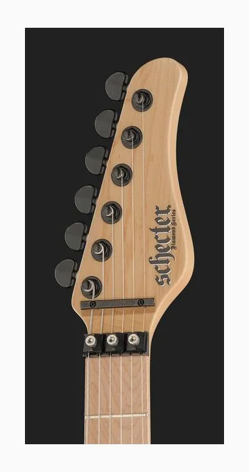 Schecter SVSS PT FR S SFG, manico e tastiera visti di lato