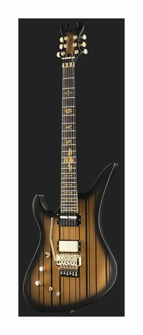 Schecter Synyster Gates Custom LH S SGB, manico e tastiera visti di lato
