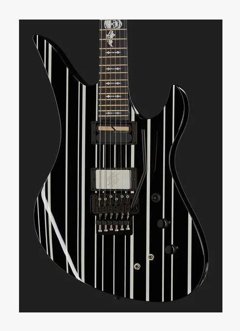 Schecter Synyster Gates Custom S Gloss, manico e tastiera visti di lato