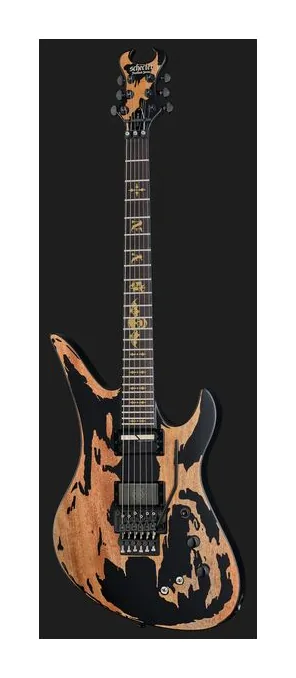 Schecter Synyster Gates Custom-S SBL, selettore pickup e jack di uscita