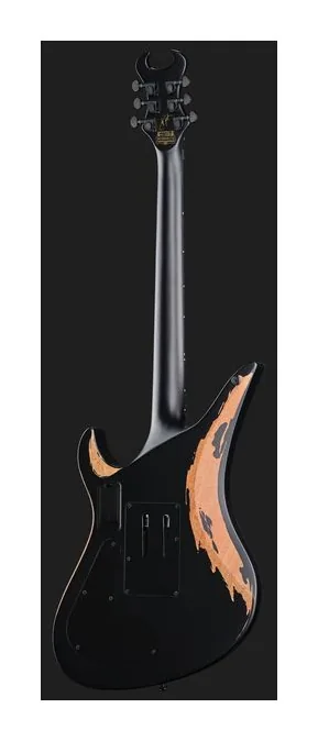 Schecter Synyster Gates Custom-S SBL, manico e tastiera visti di lato