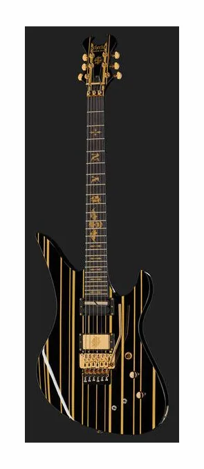 Schecter Synyster Gates Custom S BKGD, capotasto e prime posizioni della tastiera