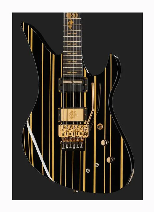 Schecter Synyster Gates Custom S BKGD, capotasto e prime posizioni della tastiera