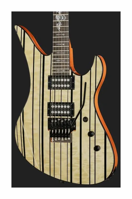 Schecter Synyster Std Plus FR GN, selettore pickup e jack di uscita