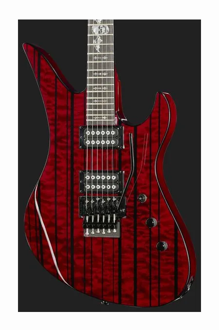 Schecter Synyster Std Plus FR TDR, selettore pickup e jack di uscita